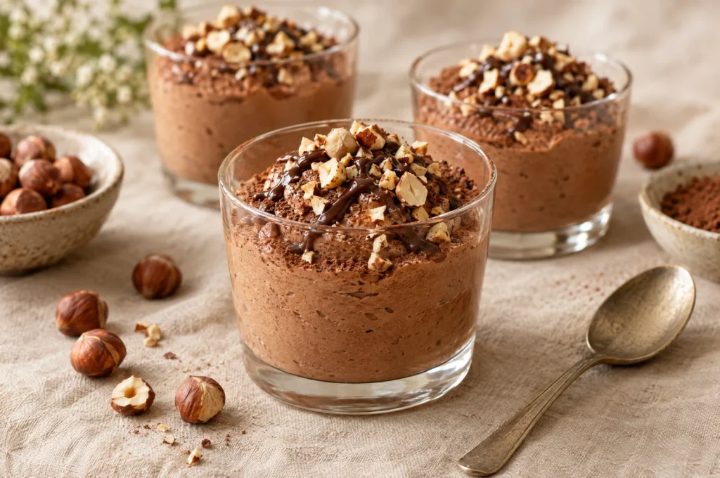 Rich Hazelnut and Cocoa Mousse