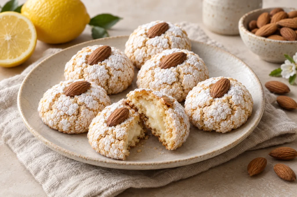 Soft Sicilian Almond Cookies