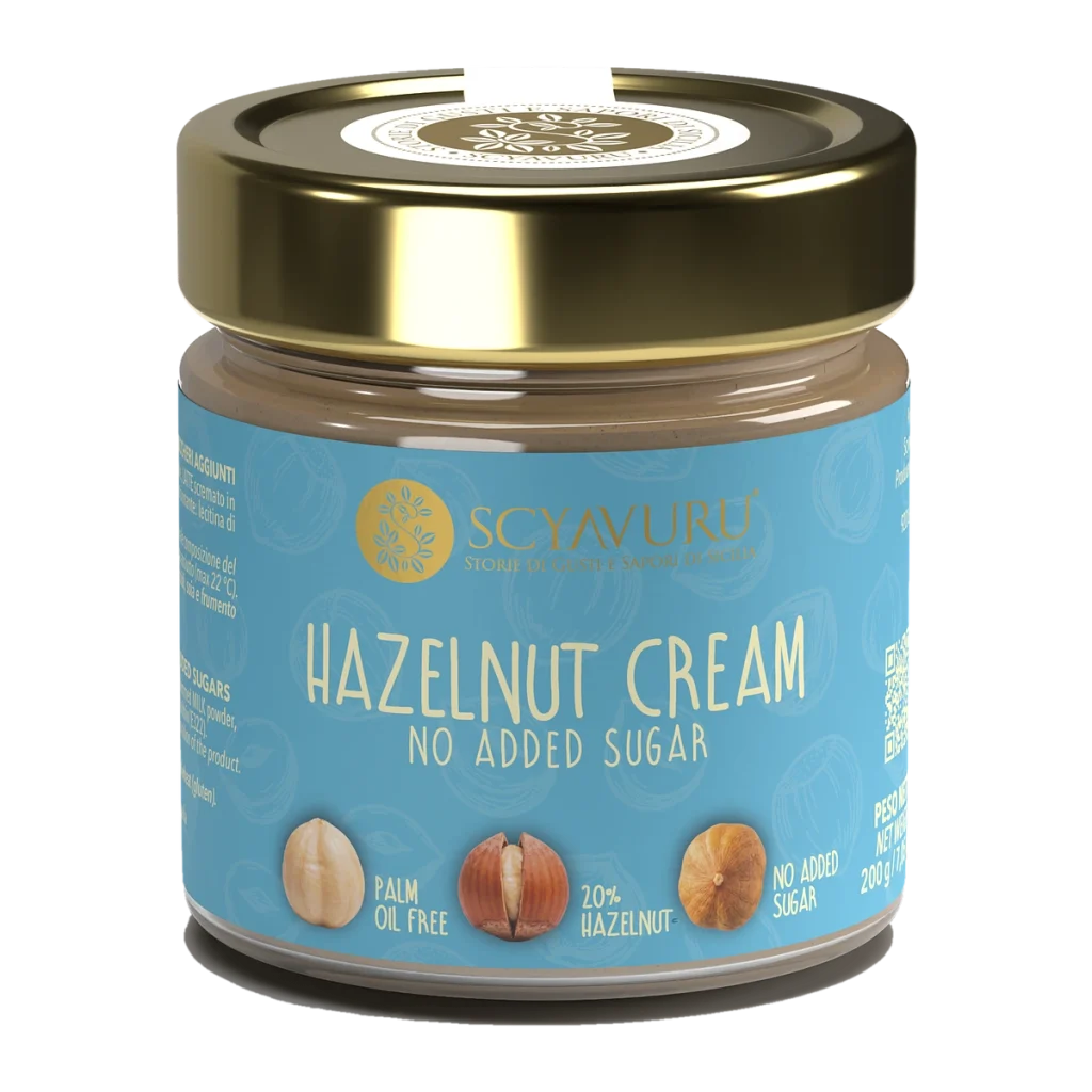 Crema di nocciole senza zuccheri aggiunti