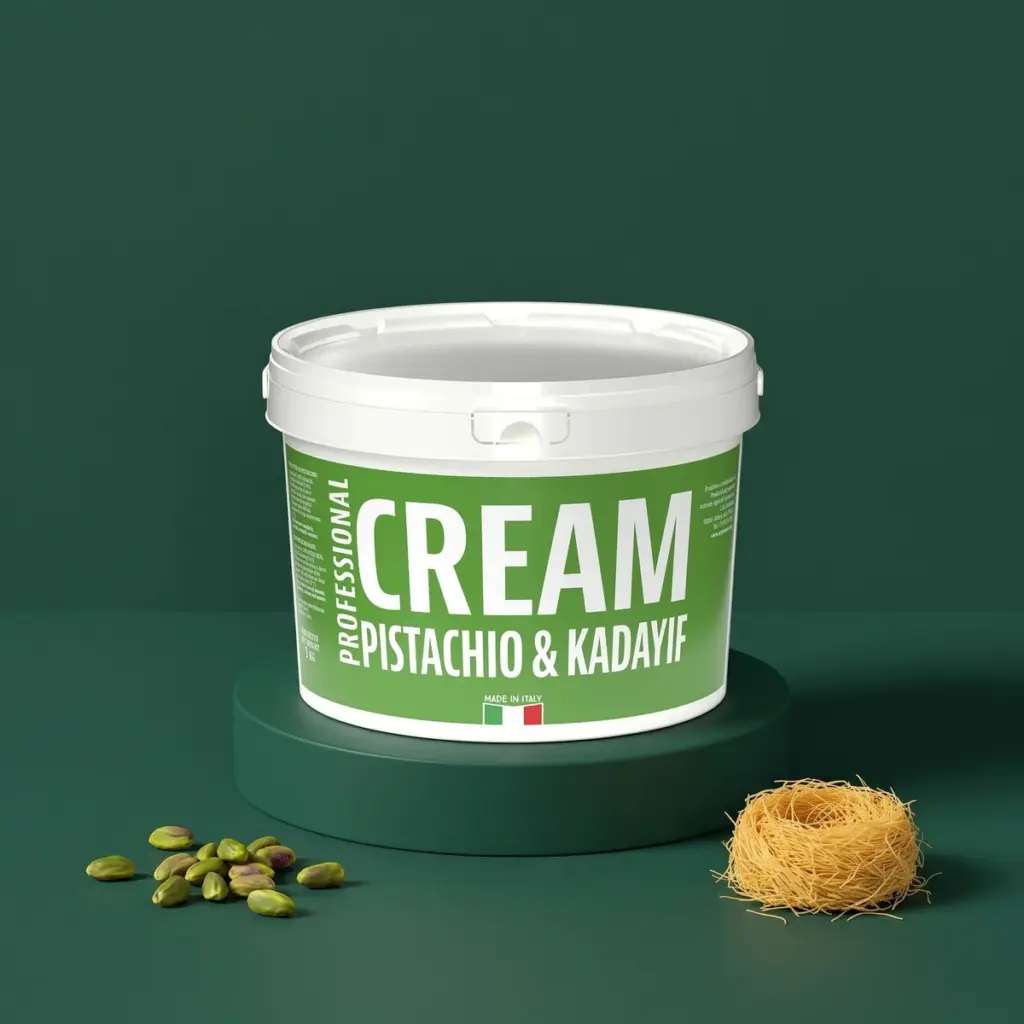 Cr&egrave;me de pistache au kada&iuml;f
