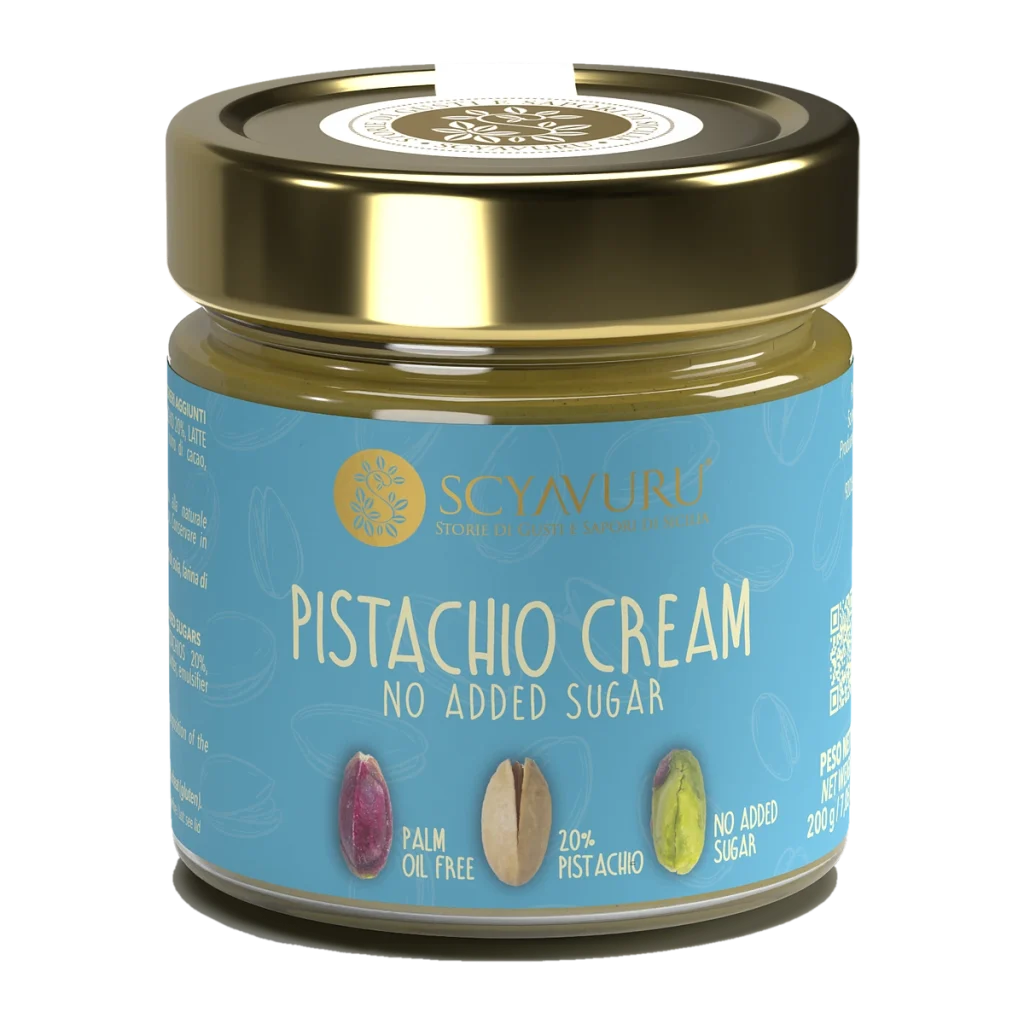 Crema al pistacchio senza zuccheri aggiunti