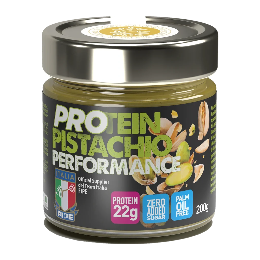 Crema proteica al pistacchio