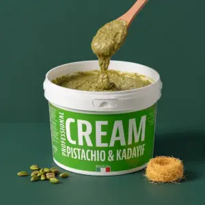Cr&egrave;me de pistache avec kada&iuml;f image 2