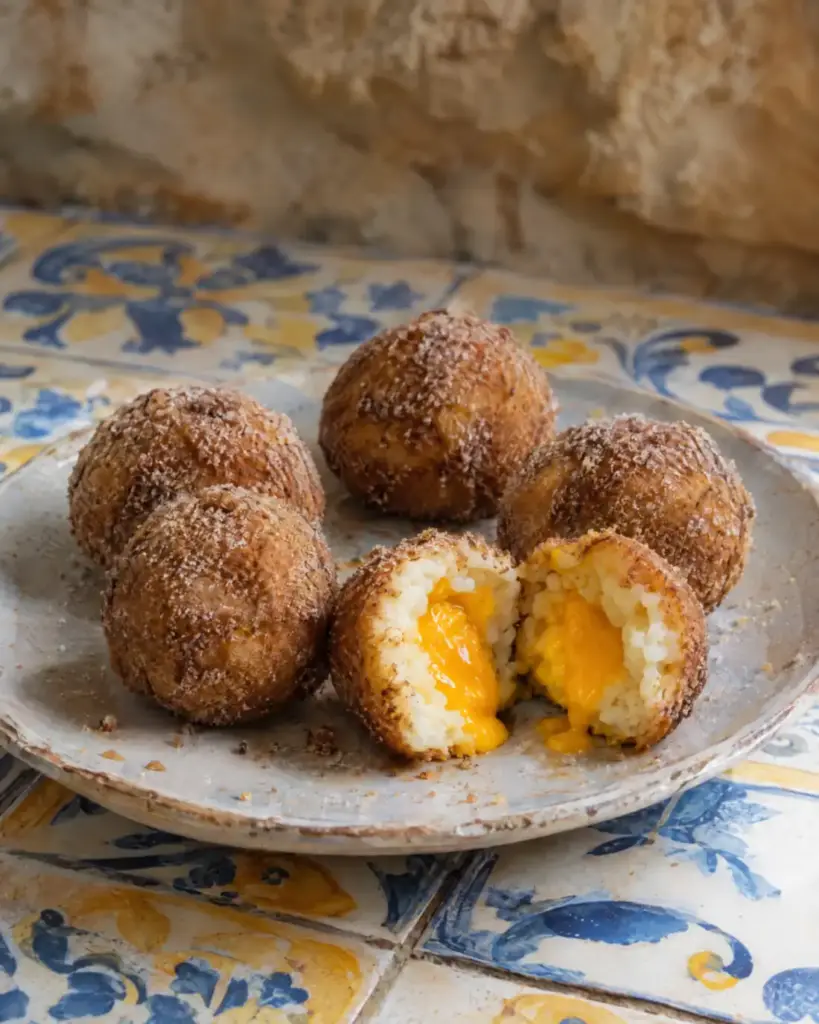 Arancine dolci all'arancia per Santa Lucia